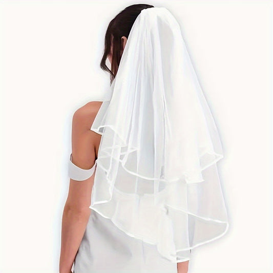 Bridal Headpiece & Veil Set for Bachelorette Party