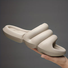 Men's Soft Sole Cloud Slides Non Slip Platform Slides