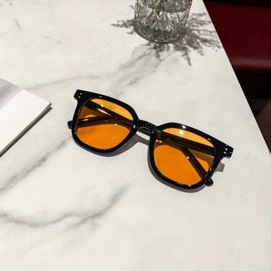 Men's Square Frame Sunglasses Aluminum AC 100 UV Protection