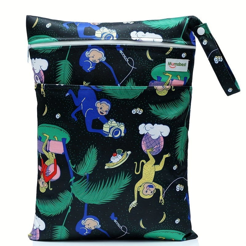 Waterproof Wet Dry Bag for Cloth Diapers & Breast Pump Parts