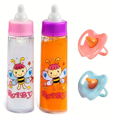 Reborn Doll Magic Milk Bottle Set Pretend Play Feeding Accessories