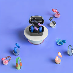 Swimming Earplugs & Nose Clip Set Waterproof Unisex Accessories