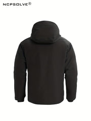 Men's 3-in-1 Outdoor Jacket Hooded Windbreaker