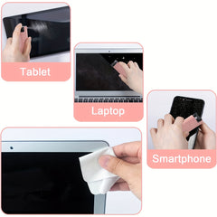 2in1 Microfiber Screen Cleaner Spray & Cloth Set for Phone Tablet Computer