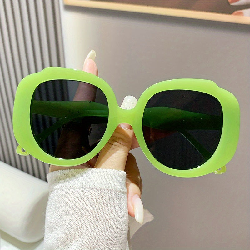 Y2K Oversized Round Sunglasses UV400 Sun Shades