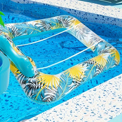 Square Pool Float Water Lounger Thickened PVC Inflatable Summer Beach Pool