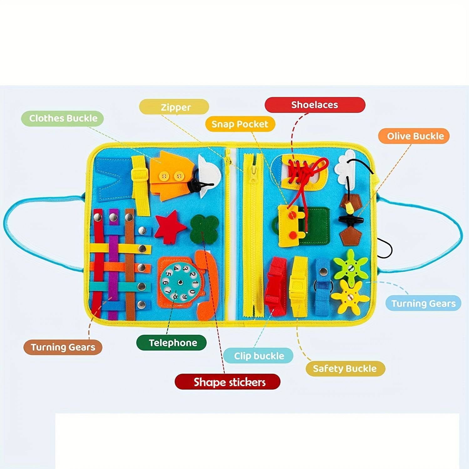 Sky Dinosaur Busy Board Educational Toy for Youngsters