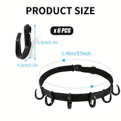Nylon MultiHook Hangers for Saddle Quiver Backpack