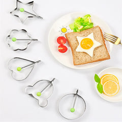 5pcs Stainless Steel Omelet Mold Set