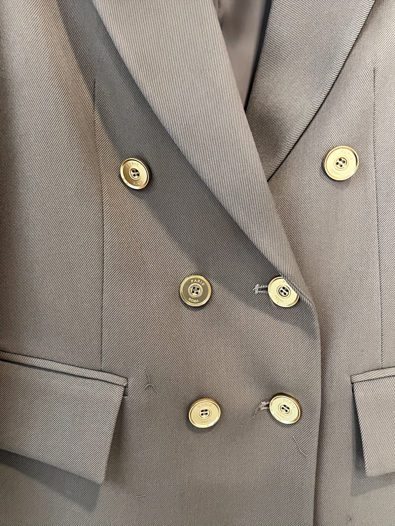 Double Breasted Lapel Neck Blazer Long Sleeve Blazer