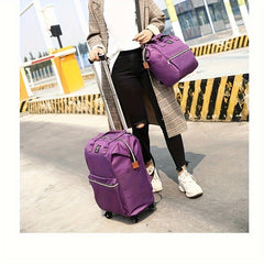 2pcs Waterproof Oxford Cloth Luggage & Tote Set