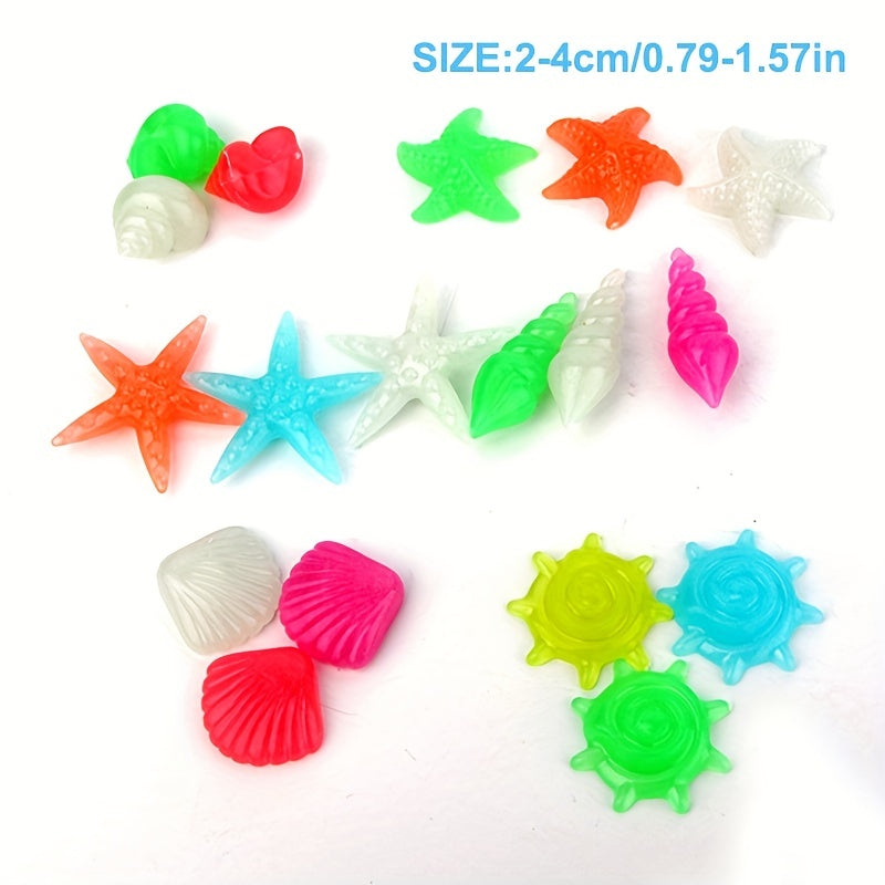 10pcs Luminous Stone Fish Tank Landscaping Glowing Stones