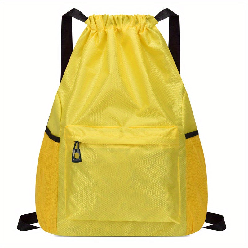 Waterproof Drawstring Backpack Lightweight Sports Gym Shoulder Bag