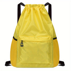Waterproof Drawstring Backpack Lightweight Sports Gym Shoulder Bag