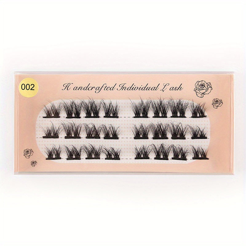 3D Fluffy Cluster Lashes for a Thick Little Devil Look