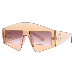 Large Triangle Frame Sunglasses