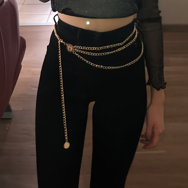 Golden Tassel Belt Chain For Sunflower Jeans Belts