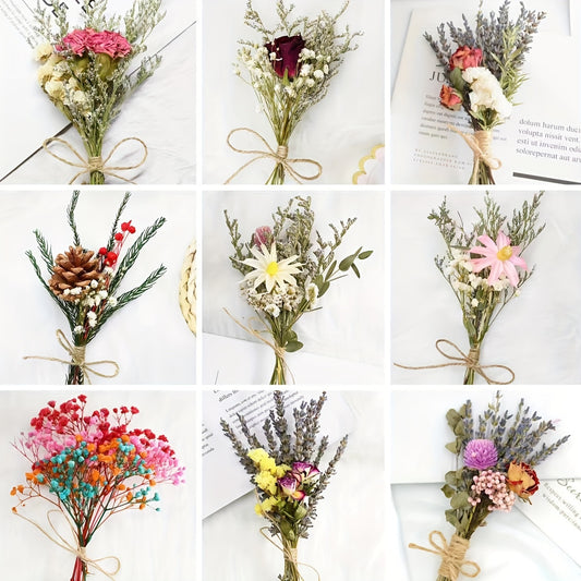 1pc Eternal Flower Dried Mini Bundle Hand Gift Aromatherapy Bottle Decorative