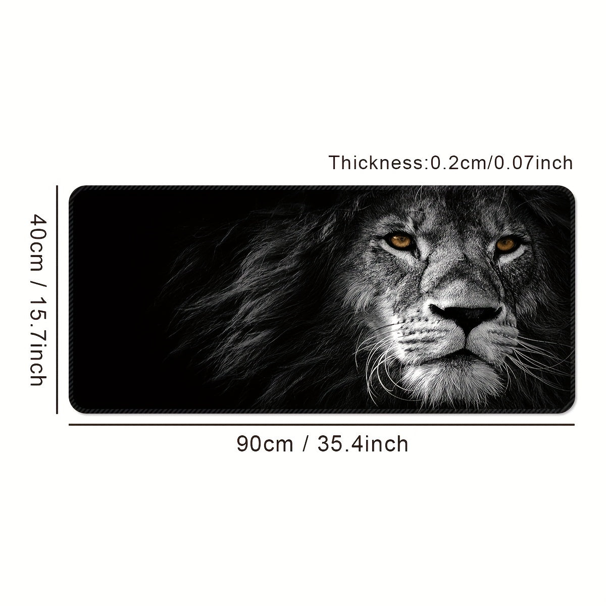 XL E sports Mouse Pad Thickened Desktop Mat Anti slip Washable Rubber