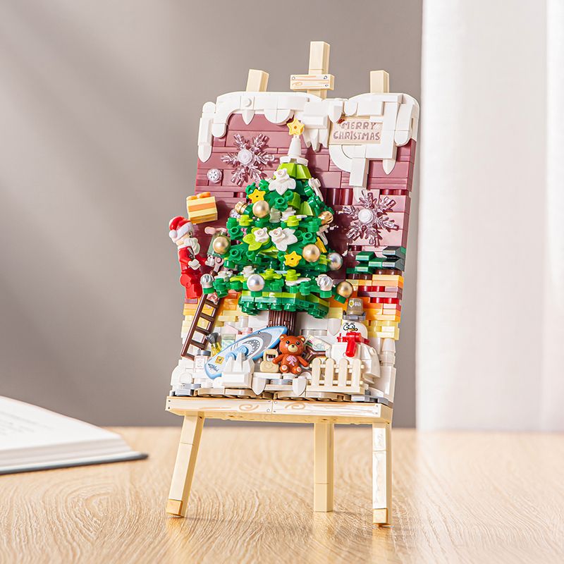Building Blocks Sleigh Christmas Tree Decoration