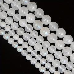 Moonstone Round Natural Stone Beads 6 8 10MM