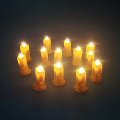 10 Pcs LED Lantern Wicks Balloons Party Lantern Wicks Flashing Light Bulb
