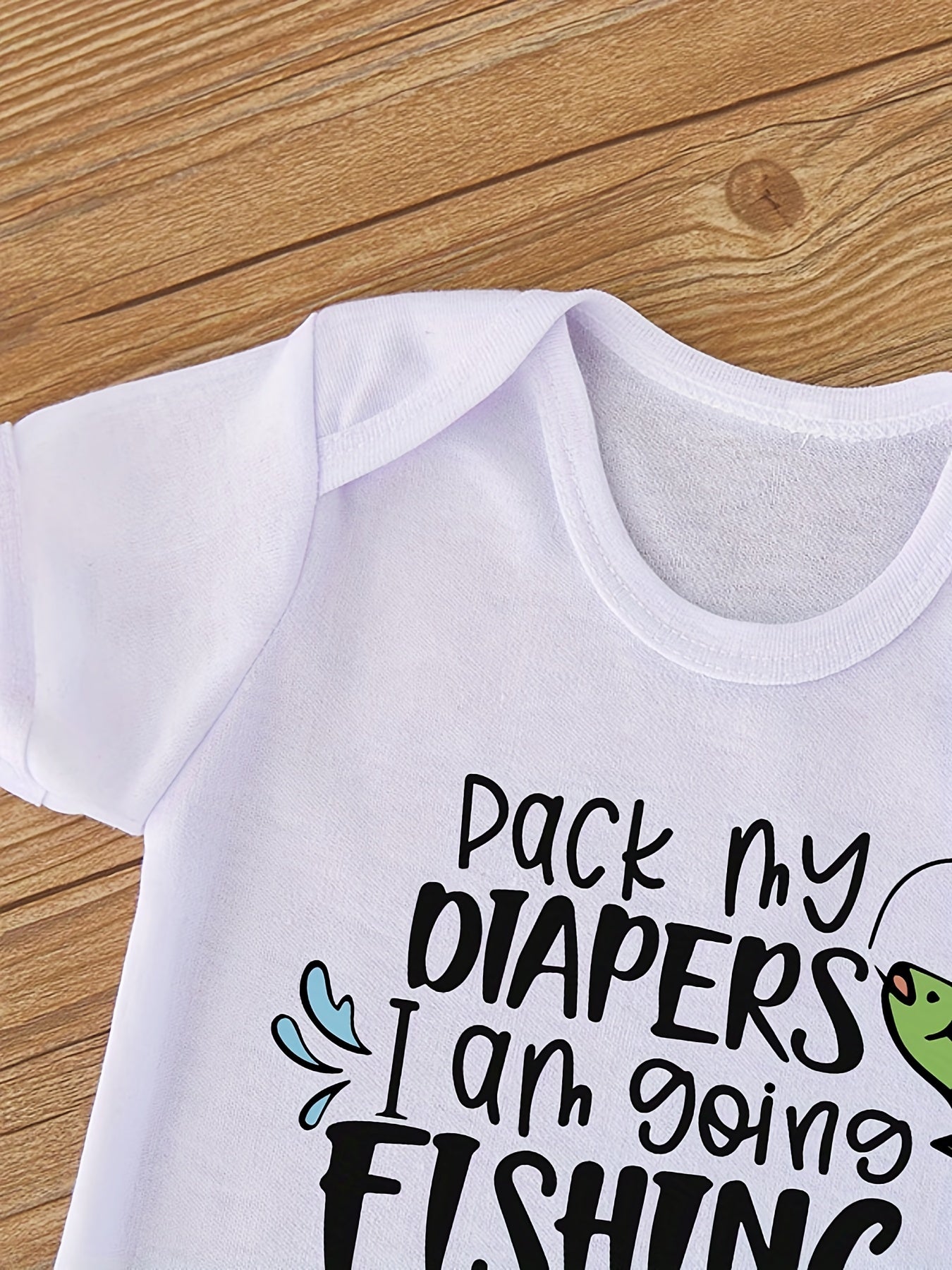 Fishin' with Daddy Summer Onesie for Babies