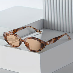 Irregular Rivet Jelly Sunglasses UV400