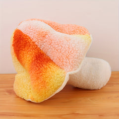 Whimsical Mushroom Pillow 6in Stuffed Plush Sofa Cushion Gradient Home Decor