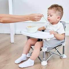 Portable Kids Dining Chair Booster Seat with Tray