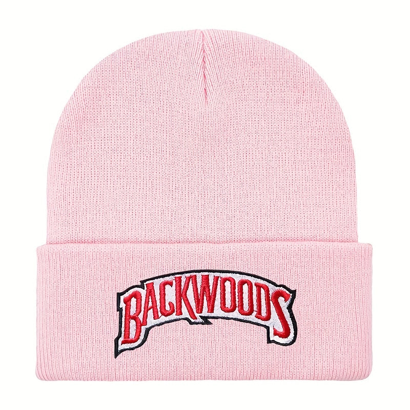 Embroidered Knitted Hat Beanie Hat for Men & Women