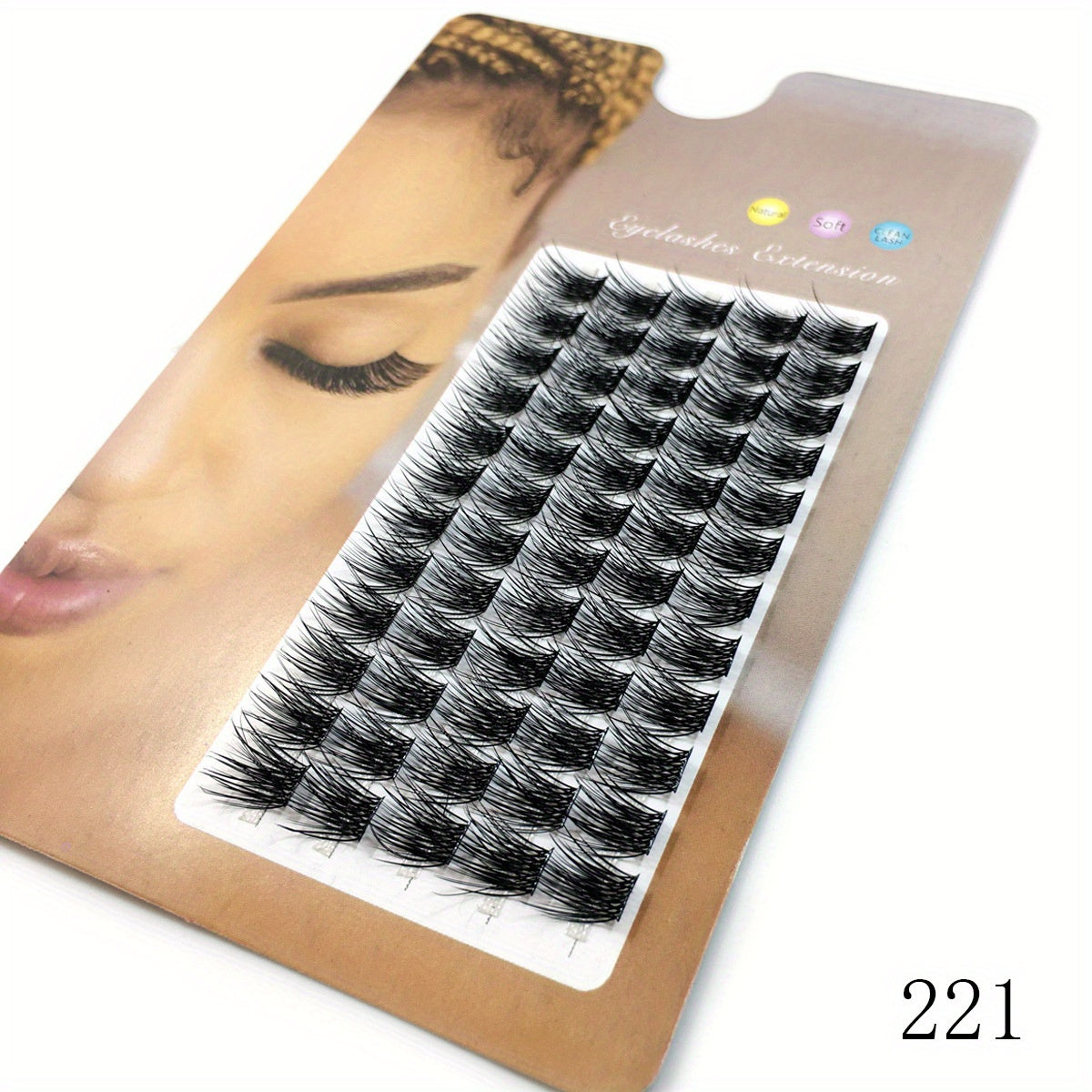 DIY Eyelash Extension C D Curling Volume Lashes Cluster