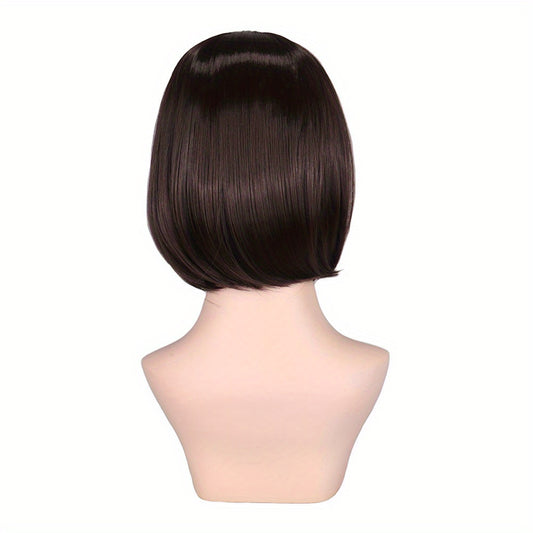 Multicolor Short Bob Straight Hair Wigs 30 48 Cm Shoulder Length