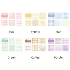Colorful Checkerboard Series Non-sticky Notes
