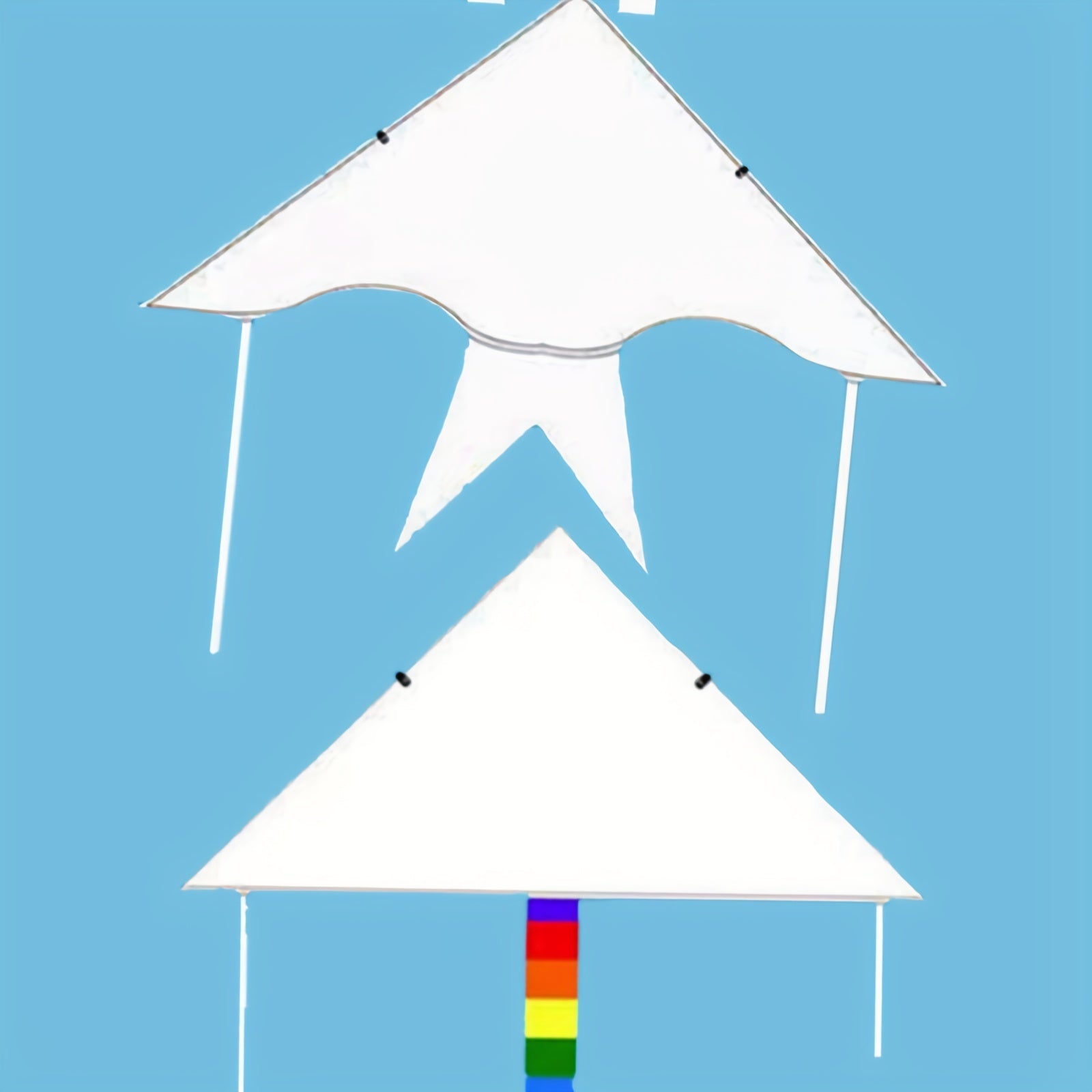 DIY Children's Kite | Hand-painted with Line Doodle Design