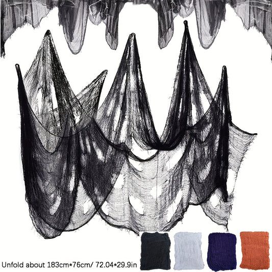 Halloween Gauze Haunted House Horror Decoration Layout 72in