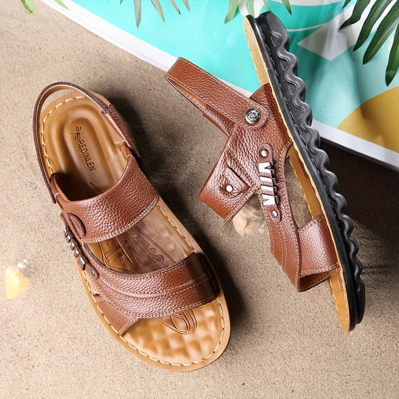 Men's Non Slip Sandals Quick Drying Comfy Slides Beach Shoes