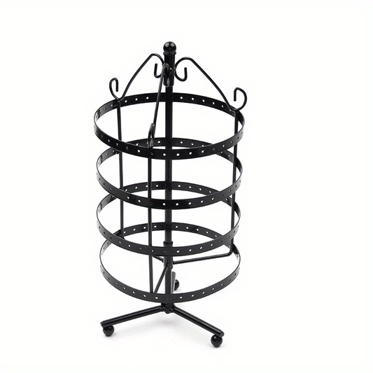 4 Tiers Rotating Earring Spin Table Organizer