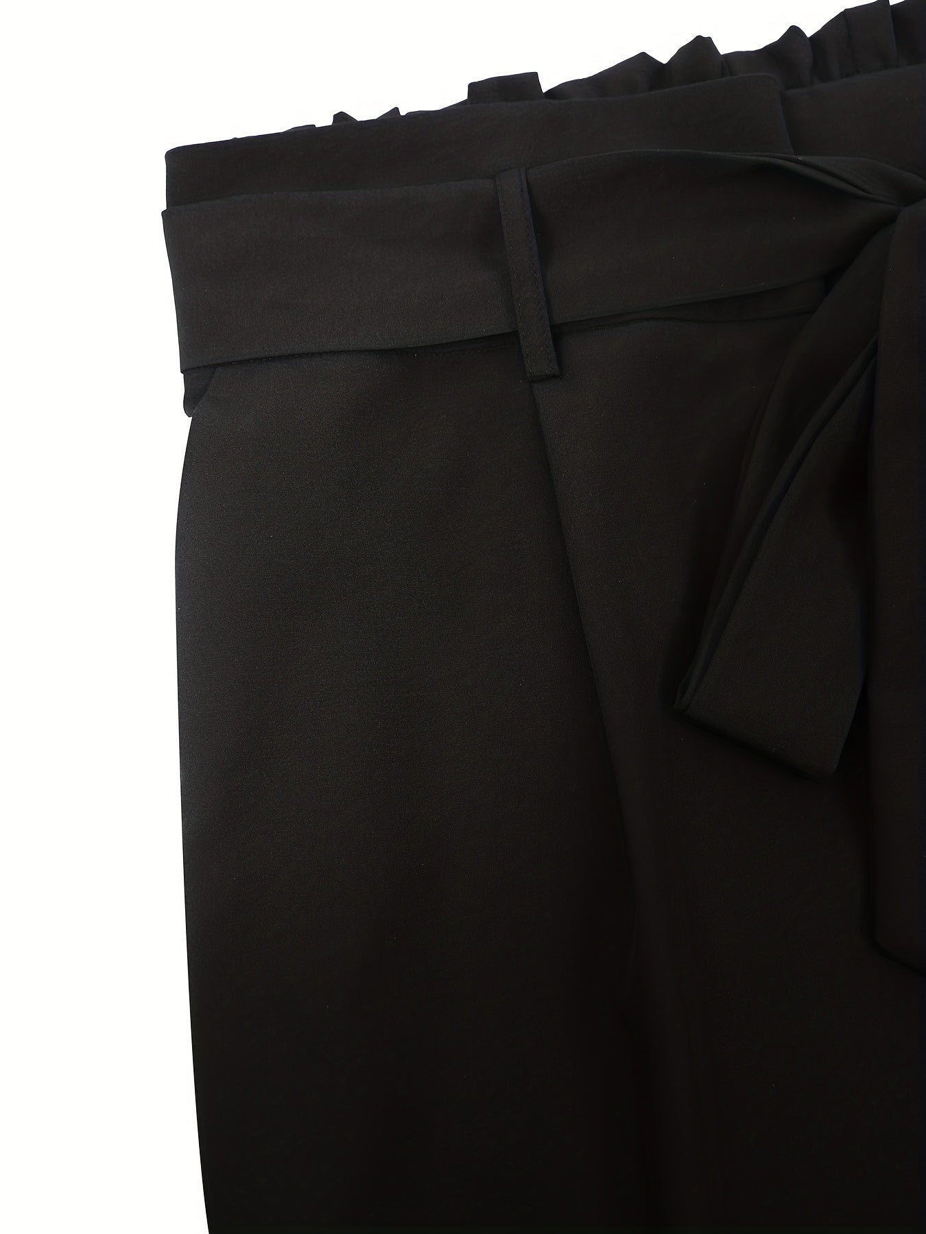  Women's Wide Leg Trousers With Belt
