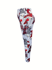  Dwarf Print High Rise Leggings