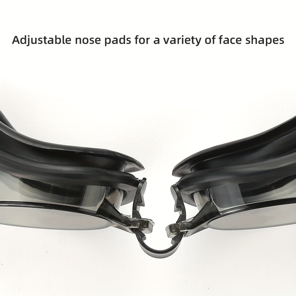 Waterproof Swimming Goggles High Definition Goggles with Replaceable Nose Pads
