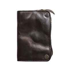 28GD PU Leather Key Case Holder Pocket Key Ring Bag Chain Purse Waist Bag