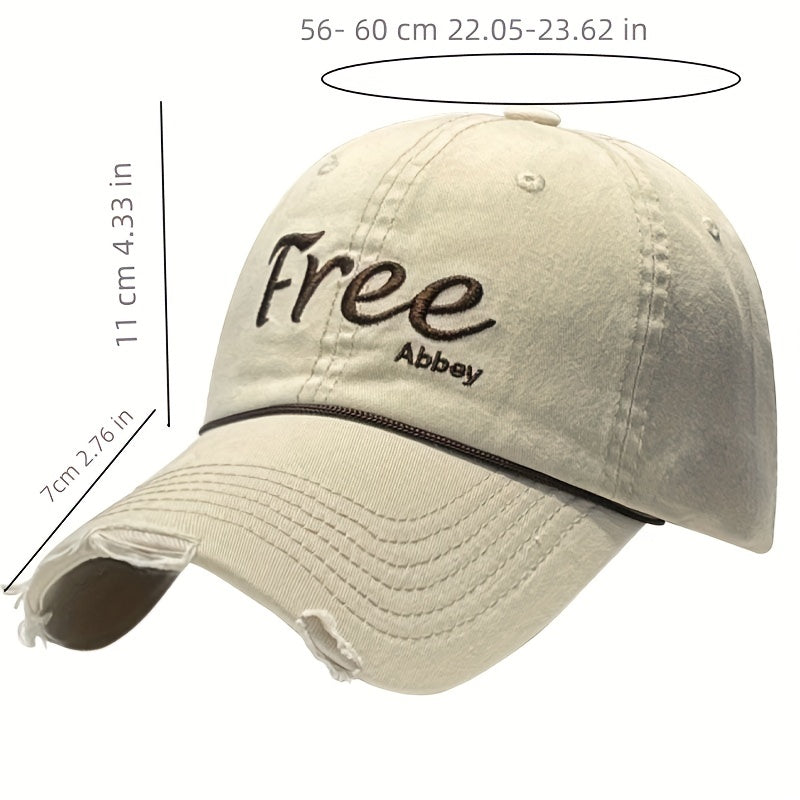 Letter Embroidery Baseball Cap Men's Summer Baseball Cap