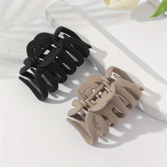 2pcs Octopus Hair Claw Jelly Hair Claw Frosted Nonslip Hair Clip for Women Girls