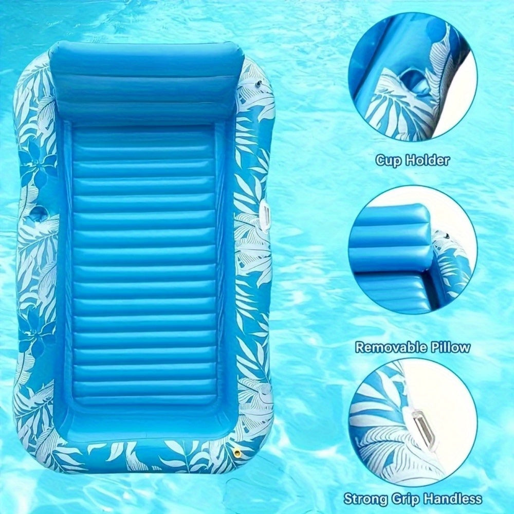 Large Inflatable Floating Bed, Durable Summer Beach Pool Accessory