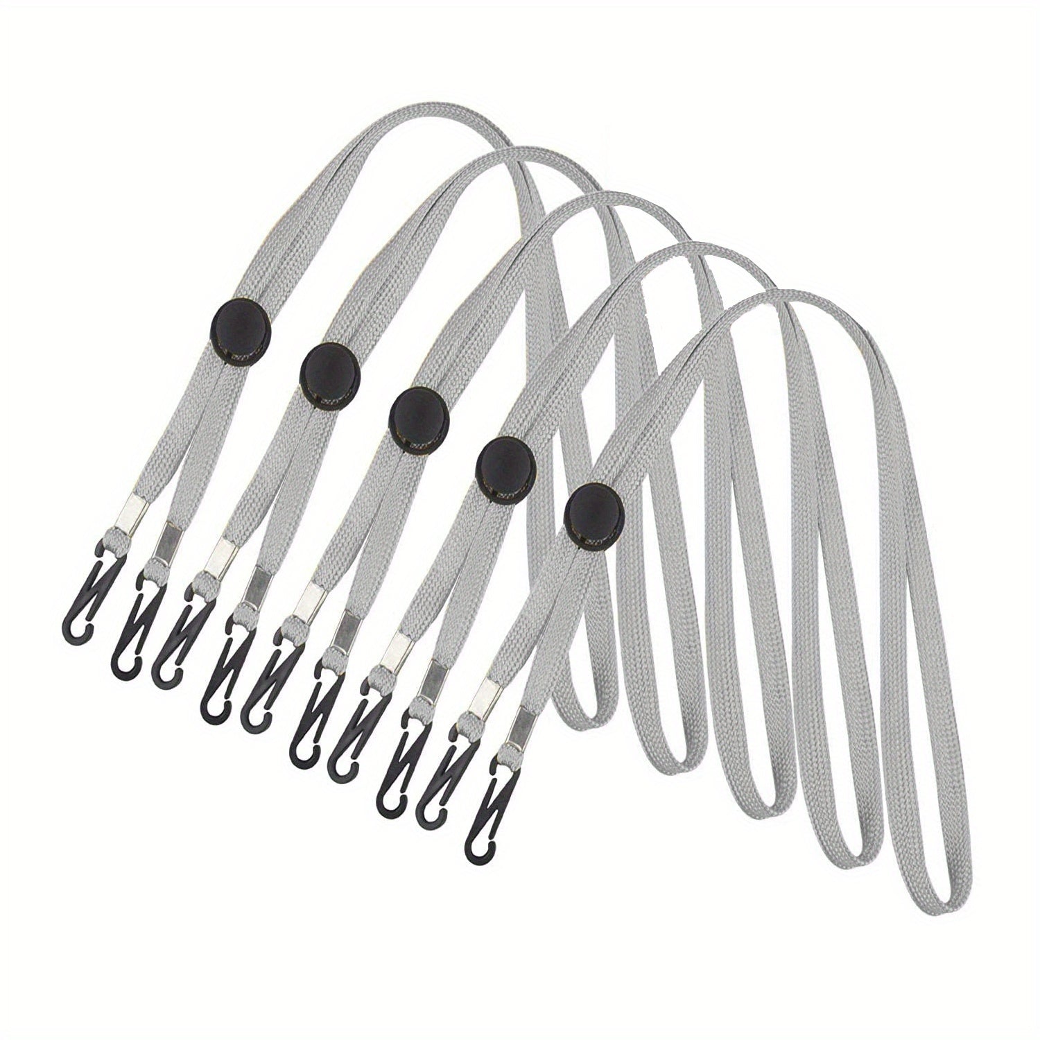 5pcs Hat Strap Clip Adjustable Windproof Chin Strap & Cap Retainers for Outdoor