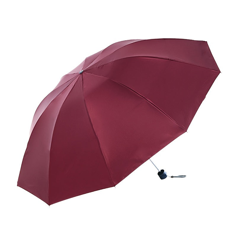 High Ten Bone Reinforced Glue Umbrella Sunshade All Weather Sunscreen