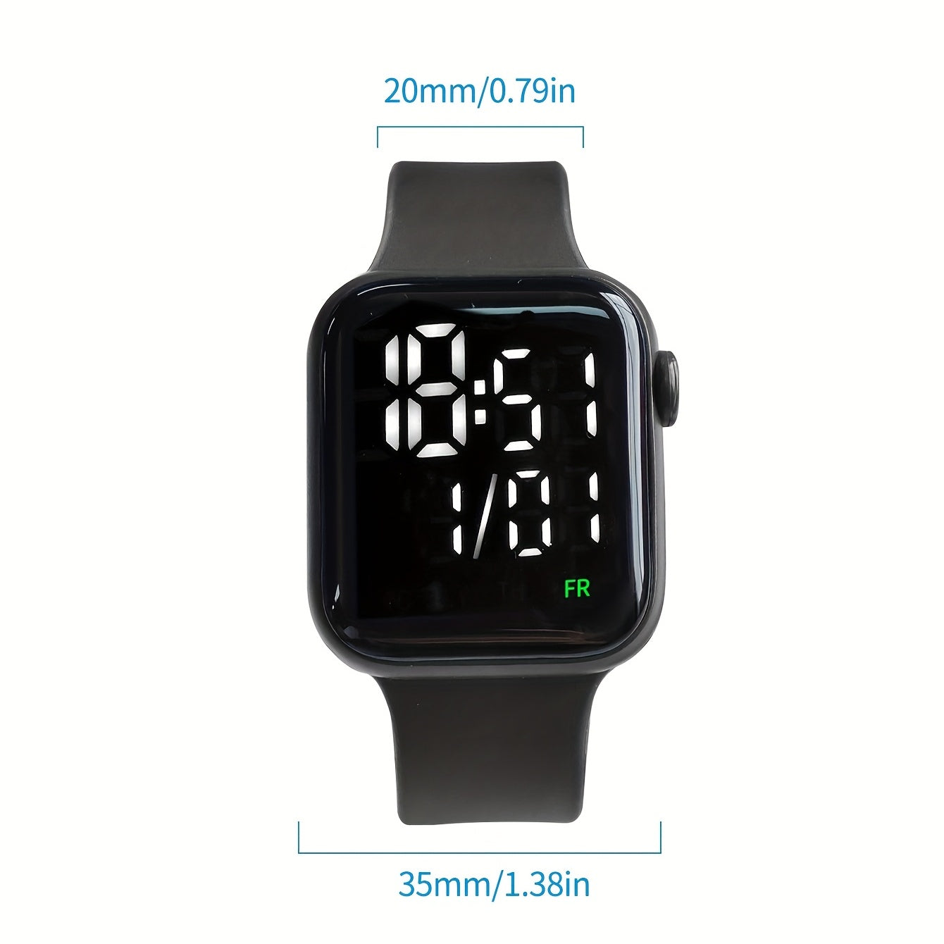 2pcs Sports LED Rolling Watches Non Waterproof