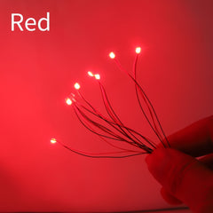 DIY Wire Patch LED Lamp for Model Building Sand Table Small Light Bulb
