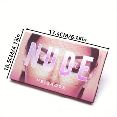 Desert Rose Eyeshadow Palette - Brown Pink Purple Tone Matte Pearly Finish